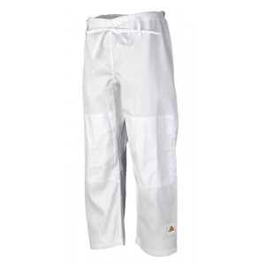 adidas judo gi Club J350 white/gold stripes