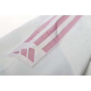 adidas judo gi Club J350 white/pink stripes