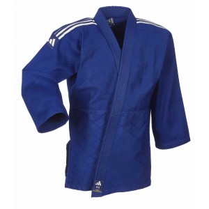 adidas Judo-Gi "Club" blue/ white stripes, J350B