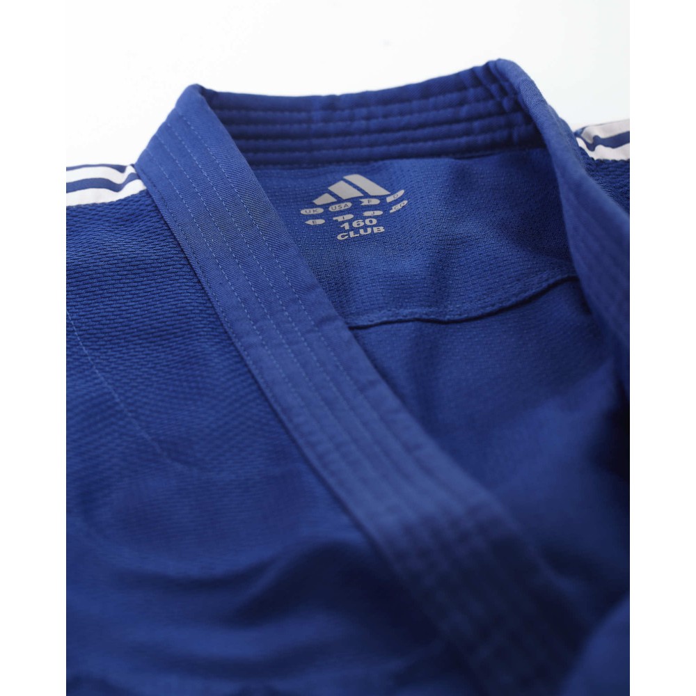 adidas Judo-Gi "Club" blue/ white stripes, J350B