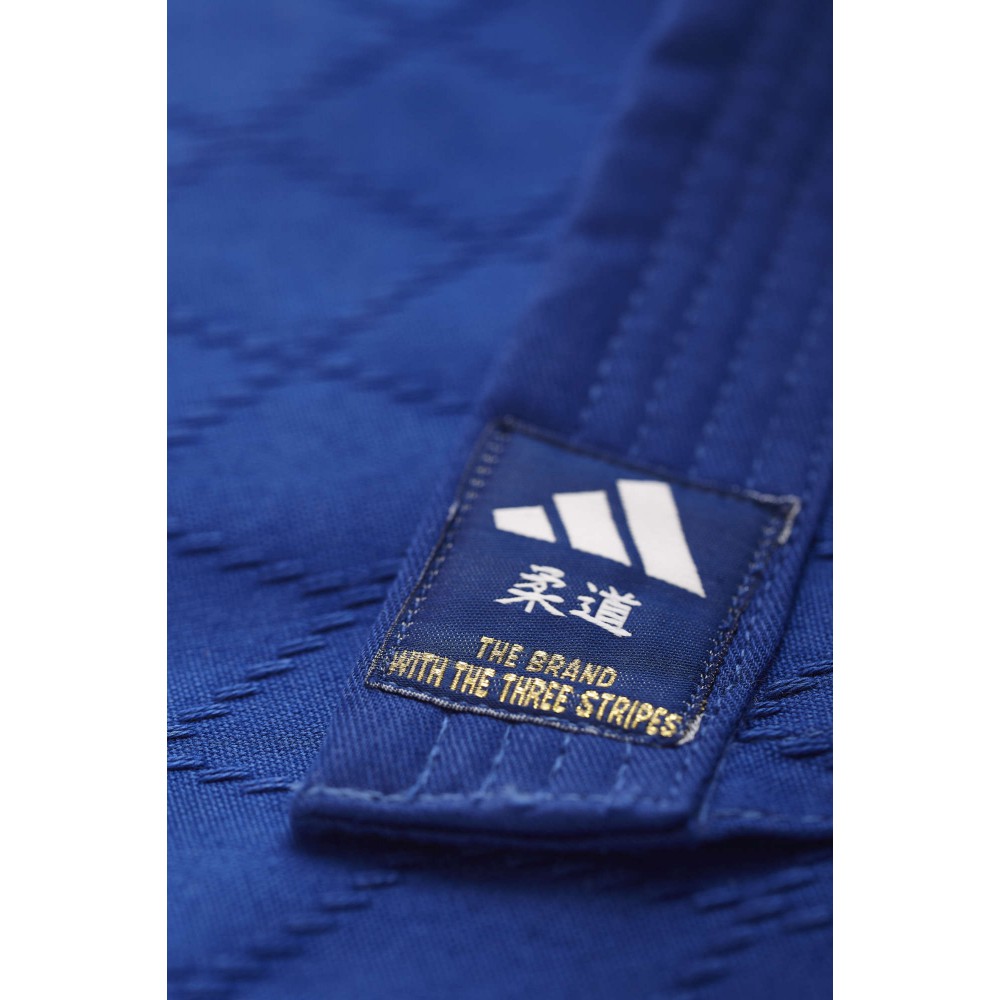 adidas Judo-Gi "Club" blue/ white stripes, J350B