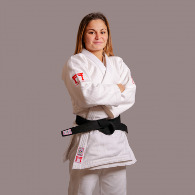 Fighting Films judogi Superstar 650Gr IJF white Super Slim Fit