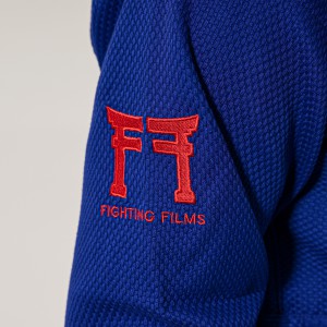 Fighting Films judogi Superstar 650Gr IJF Blue Super Slim Fit