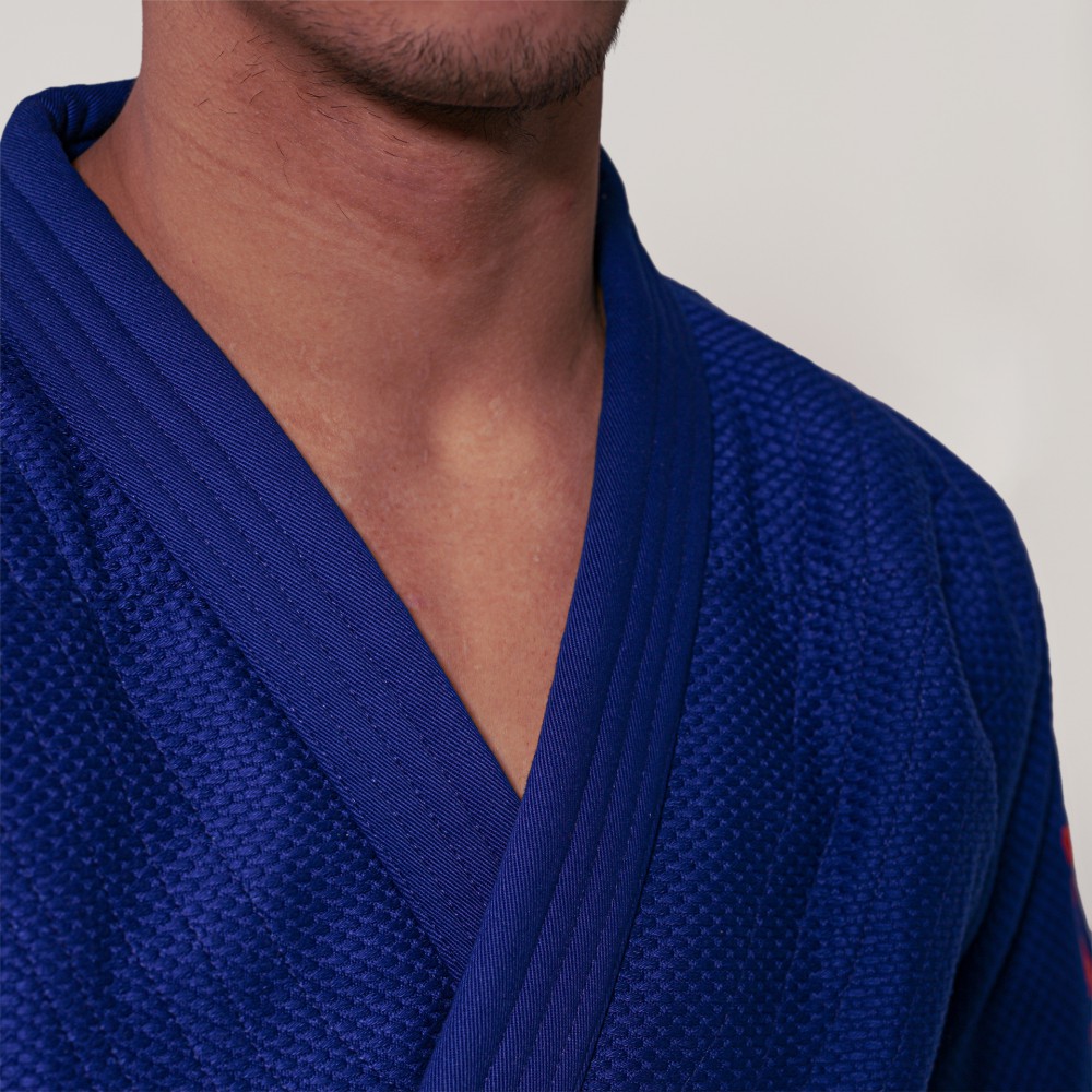 Fighting Films judogi Superstar 650Gr IJF Blue Super Slim Fit