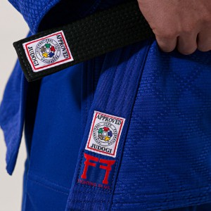 Fighting Films judogi Superstar 650Gr IJF Blue Super Slim Fit