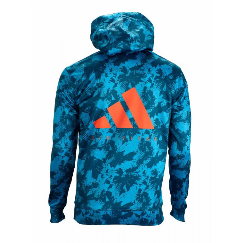 Adidas BJJ Graphic Hoody Jiu-Jitsu blue/orange
