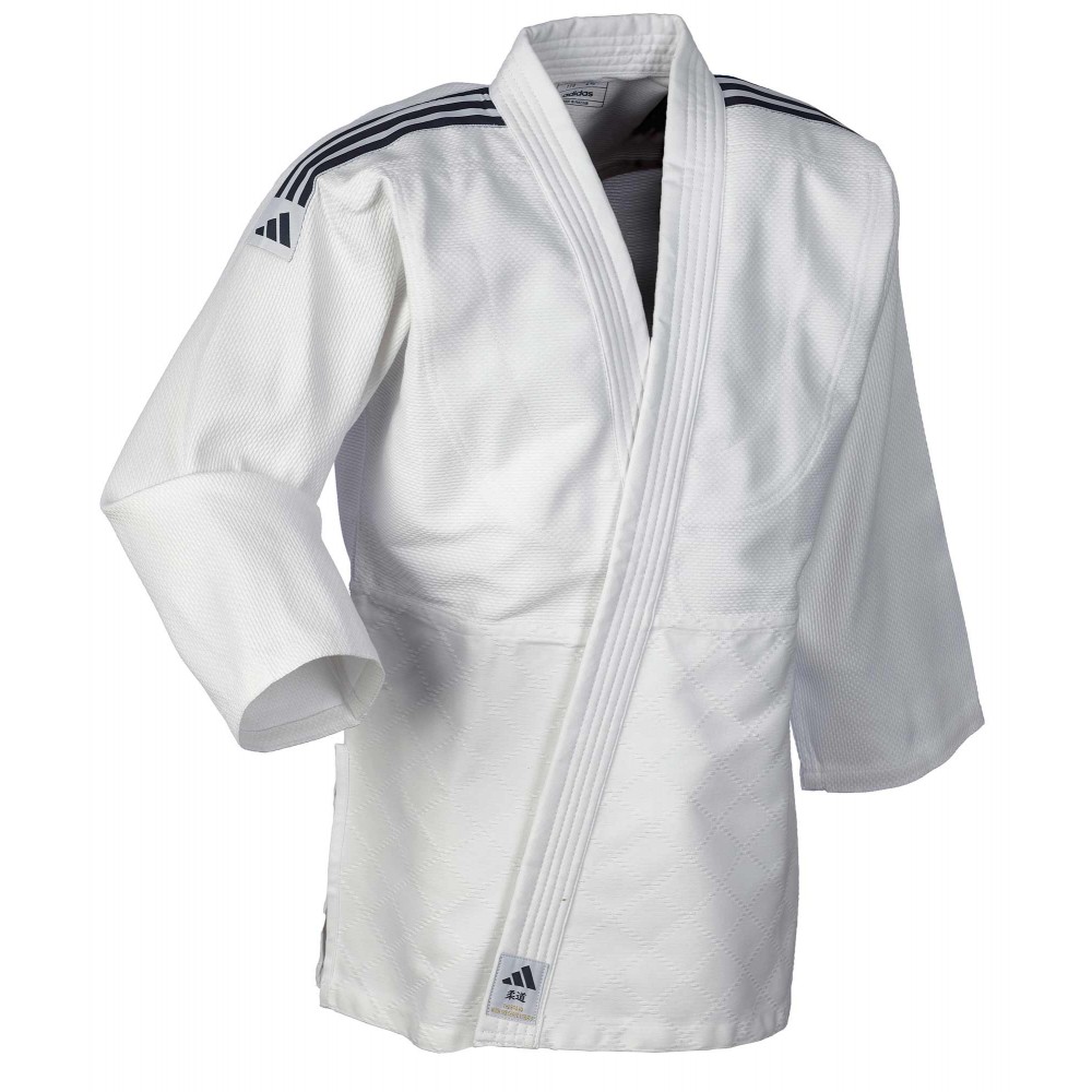 adidas judo gi Club J350 white/black stripes  