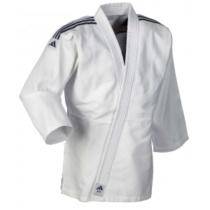 adidas judo gi Club J350 white/black stripes  