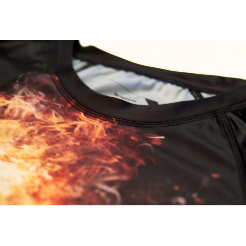  Dark Line Rash Guard Under Gi Skull Shortsleeve