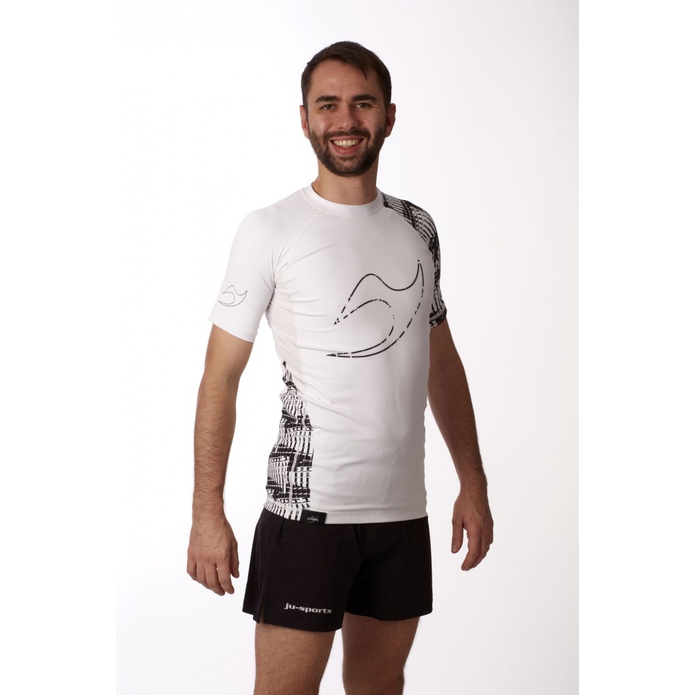 Rank Rashguard RV2 short sleeve white