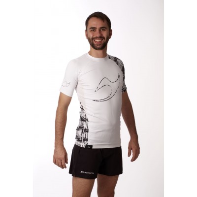 Rank Rashguard RV2 short sleeve white
