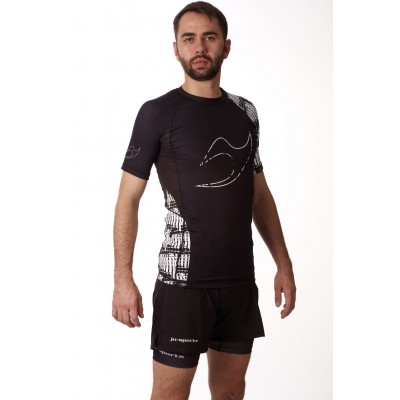 Rank Rashguard RV2 short sleeve black