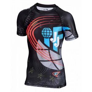 Rashguard shortsleeve black - JJIF approved