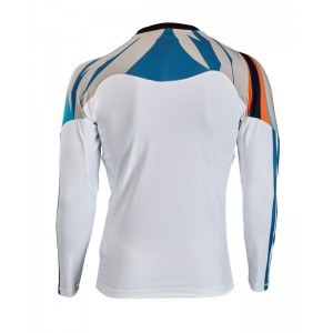 Adidas Rashguard Longsleeve white/blue/orange Wave 