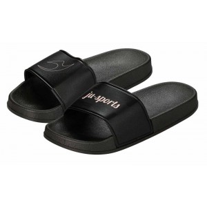 Ju sports core black slippers 