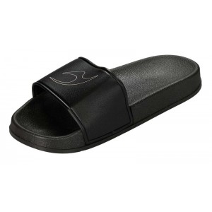 Ju sports core black slippers 