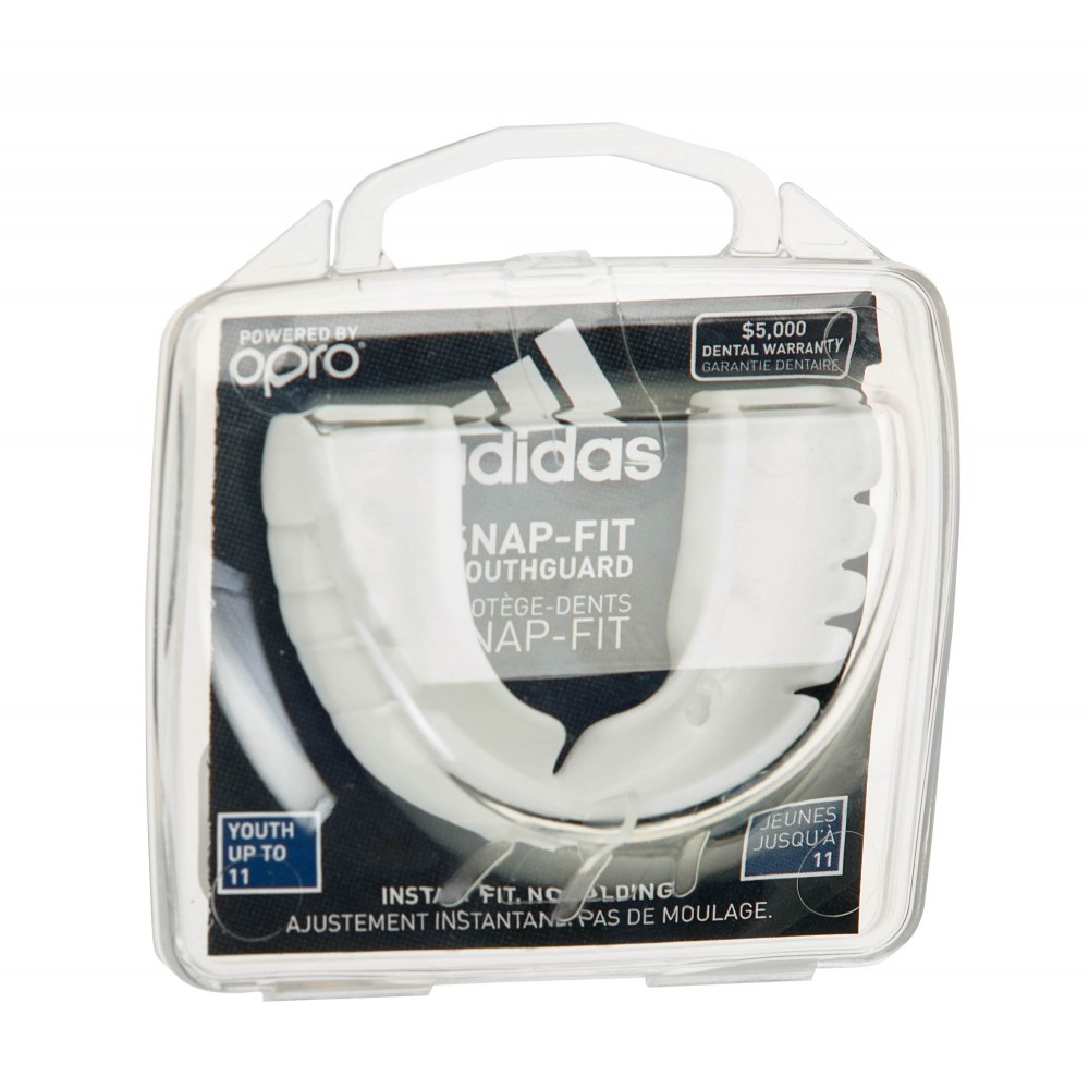 adidas OPRO SnapFit white YOUTH