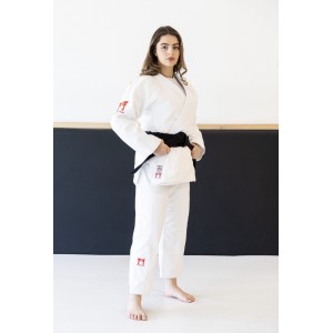 Fighting Films judogi Superstar 650Gr IJF white Super Slim Fit