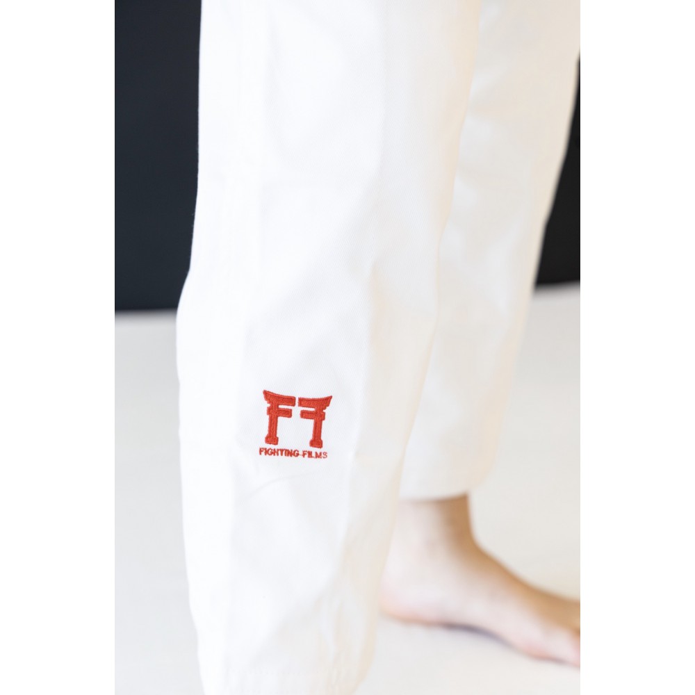 Fighting Films judogi Superstar 650Gr IJF white Super Slim Fit