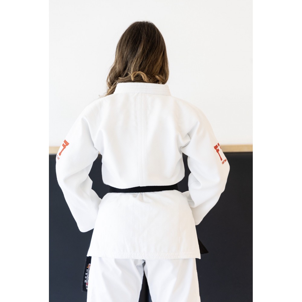 Fighting Films judogi Superstar 650Gr IJF white Super Slim Fit