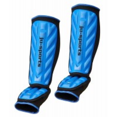 Ju-Sports Shin & Instep Protector V-Shape C-19 Blue