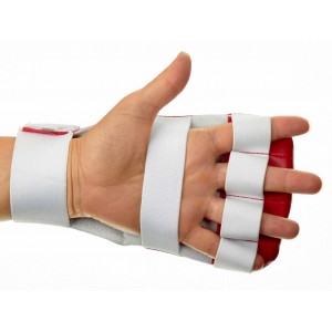 Ju-Jitsu hand protection red