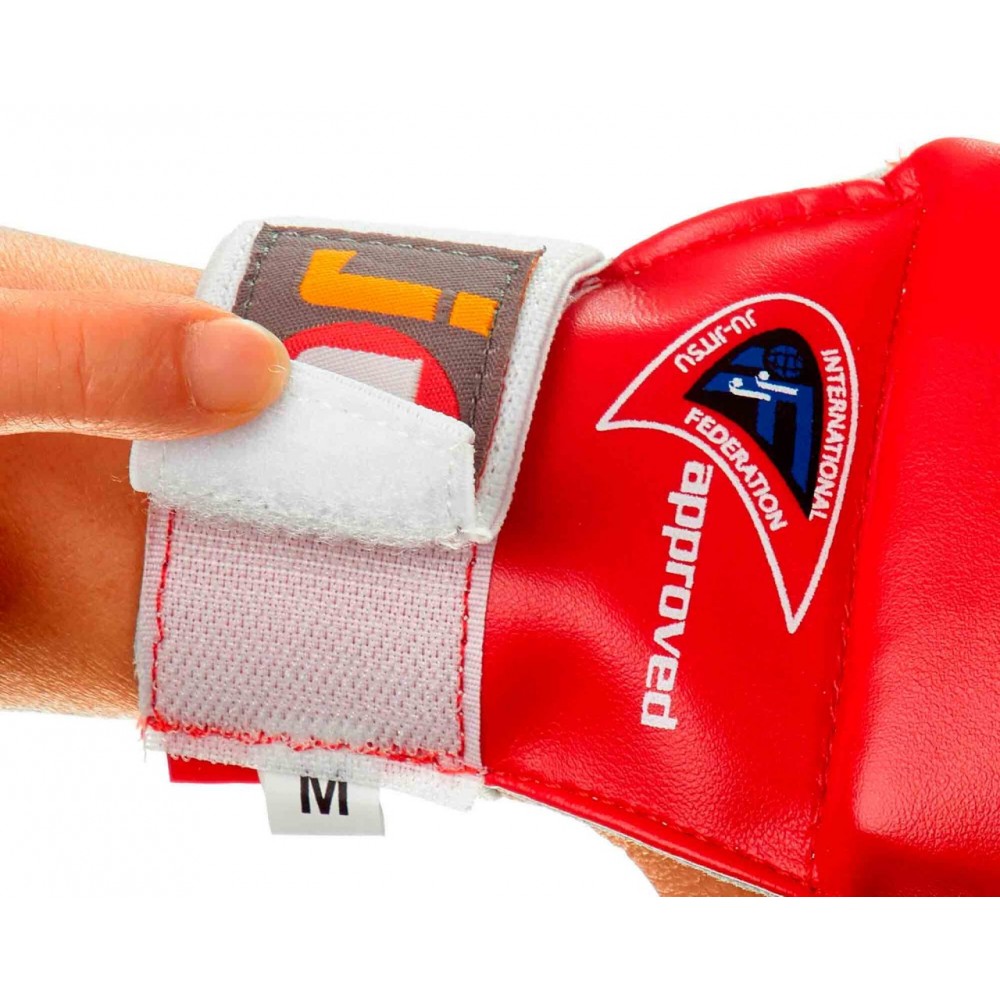 Ju-Jitsu hand protection red