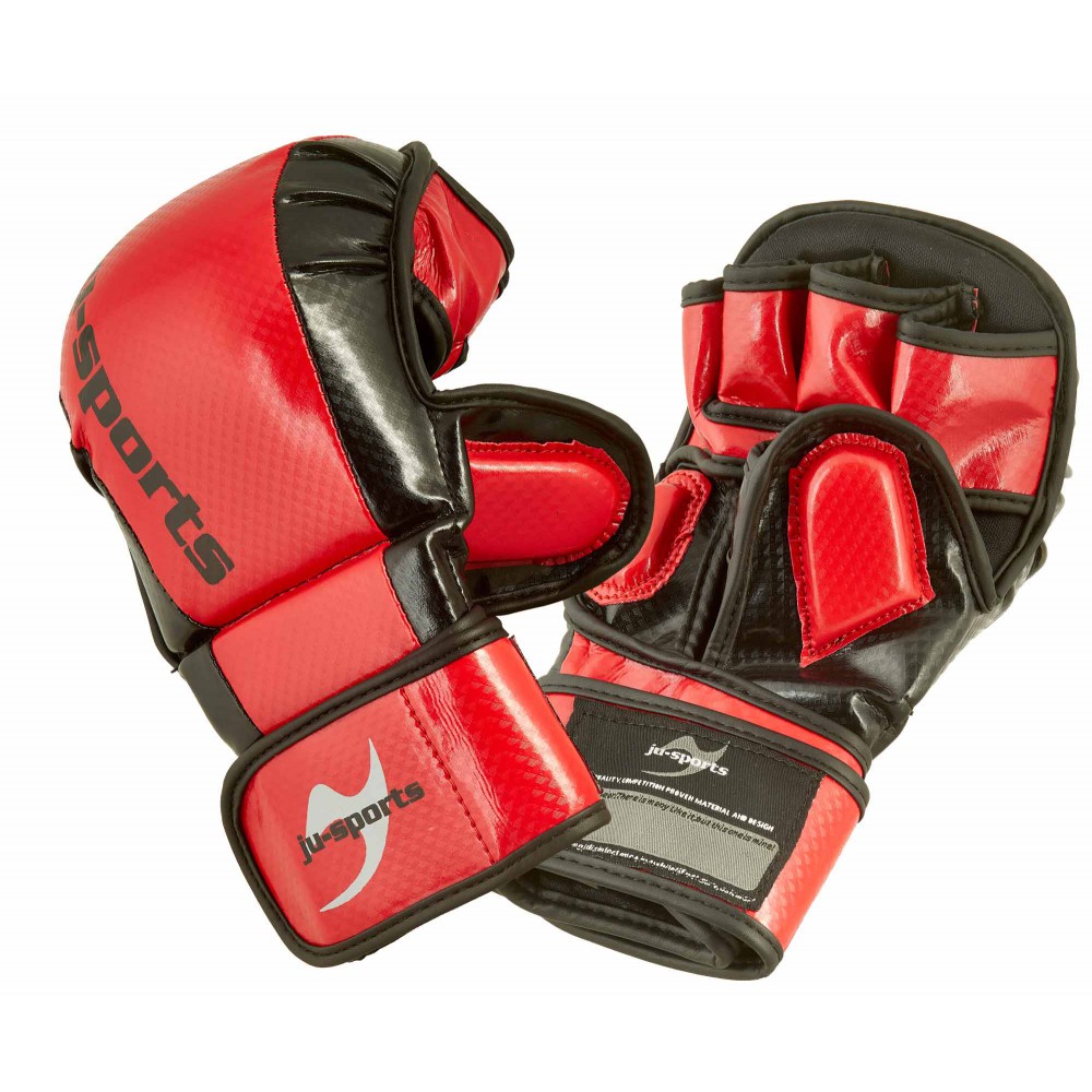 Ju-Sports MMA/Pankration Sparring Mitts Carbon red