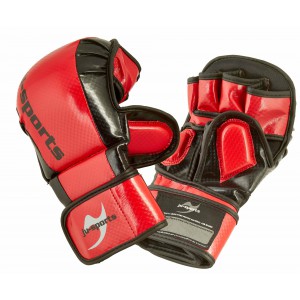 Ju-Sports MMA/Pankration Sparring Mitts Carbon red
